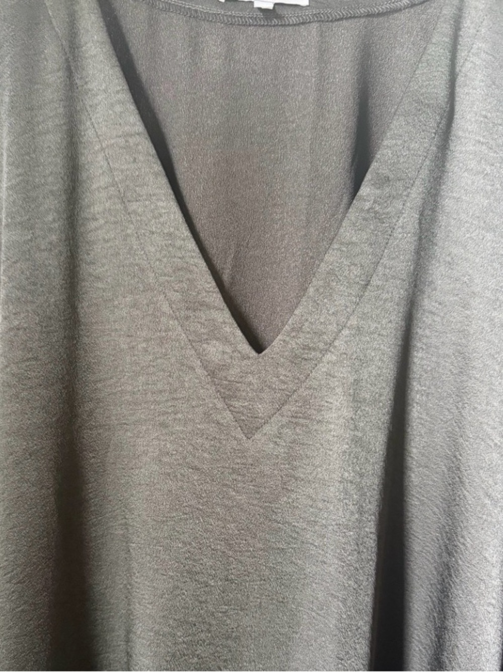 Ripley Rader Satin Crepe Caftan blk size L - Picture 3 of 5